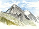 La Dent Blanche depuis la Forclaz