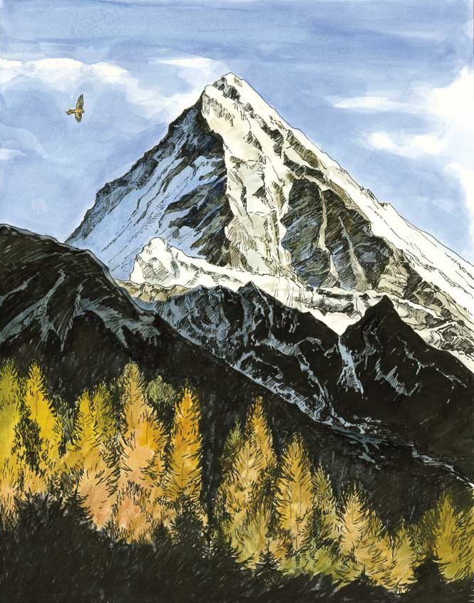 La Dent-Blanche (13x18 cm)